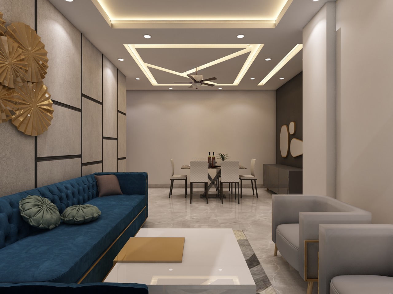 Drawing Room Interior Design in Kirti Nagar, Drawing Room Interior